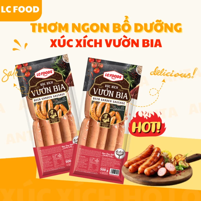Xúc xích là món ăn tiện lợi và phổ biến của mọi gia đình