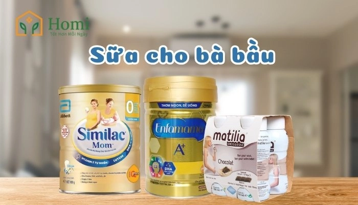 Sữa bầu bổ sung dĩnh dưỡng hàng ngày