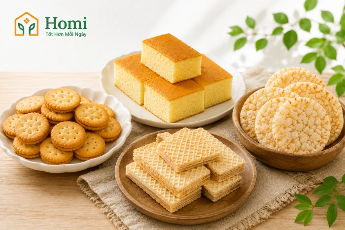 bánh quy hấp dẫn phù hợp với nhiều độ tuổi khác nhau