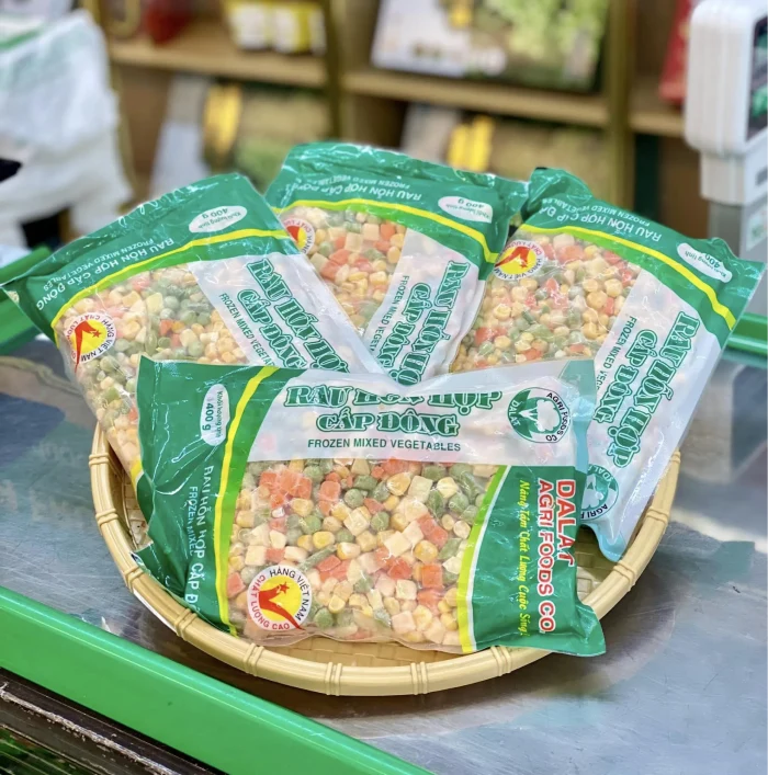 Rau củ tổng hợp cấp đông đảm bảo chất lượng tại Homi