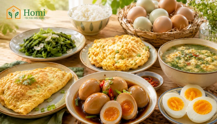 Lựa chọn trứng sạch cho bữa ăn gia đình