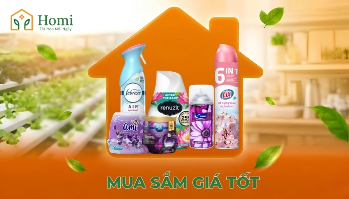 Danh mục sản phẩm đa dạng tại Homi