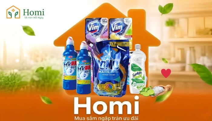Homi - Địa chỉ mua đồ tẩy rửa online chất lượng