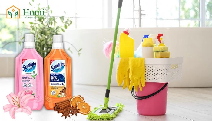 hóa chất tẩy rửa - nước lau sàn