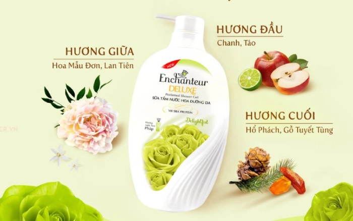 Sữa tắm thơm lâu enchanteur