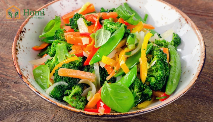Dầu ăn được sử dụng trong các món xào