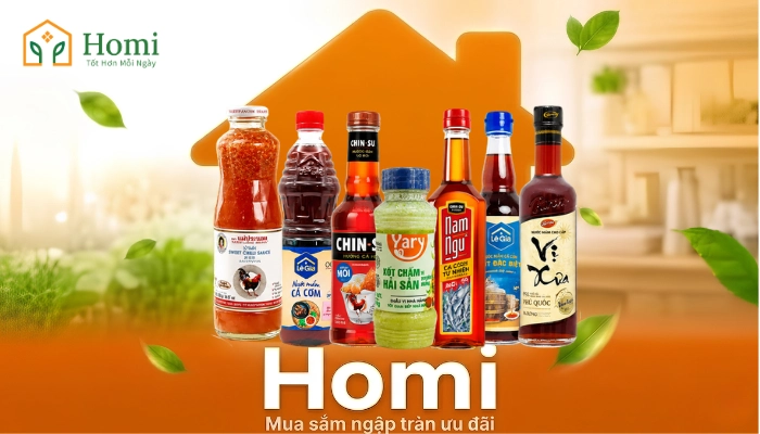 Homi-Lựa chọn mua sắm nước mắm, nước chấm chất lượng