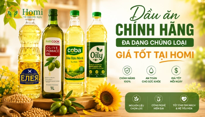 dầu ăn chính hãng