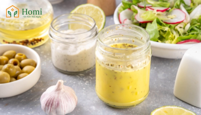 Các loại nước sốt salad được yêu thích