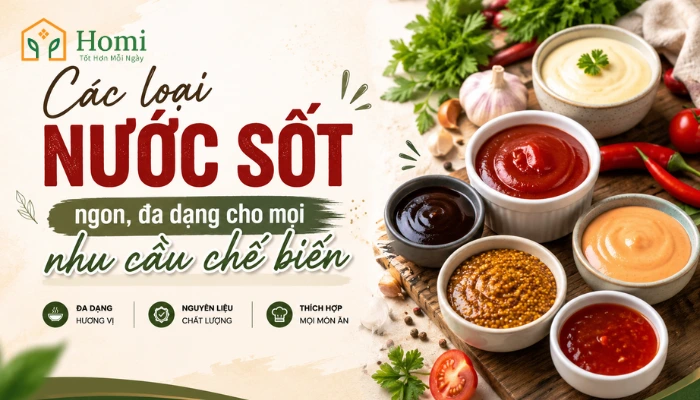 các loại nước sốt