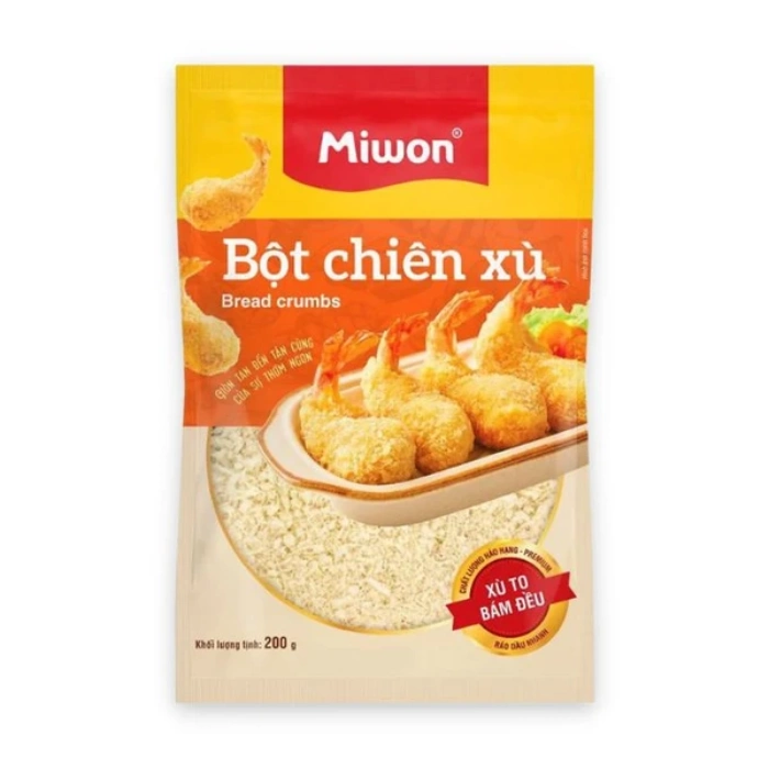 Bột chiên xù Miwon tạo bề mặt món ăn giòn rụm