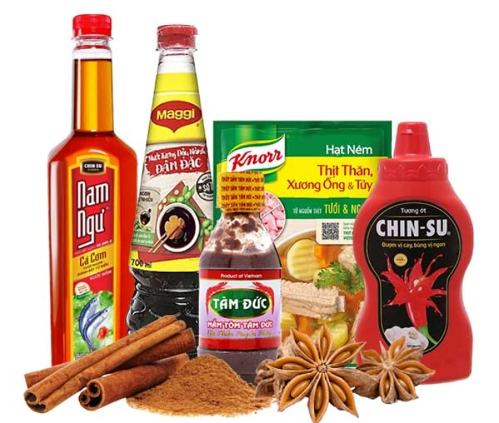 Các loại gia vị phổ biến trong gian bếp