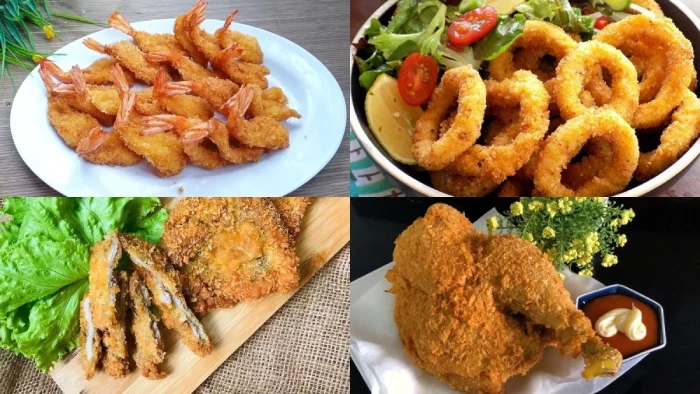 Các món ngon với bột chiên giòn, bột chiên xù