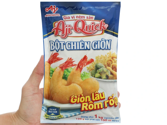 Lựa chọn bột chiên của các thương hiệu uy tín để an tâm hơn