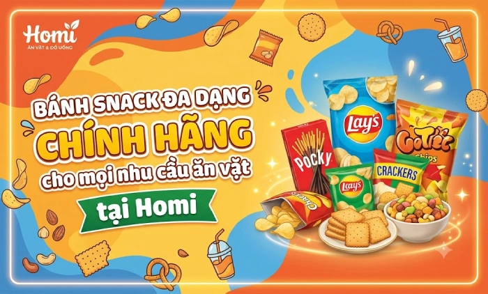 các loại bánh snack