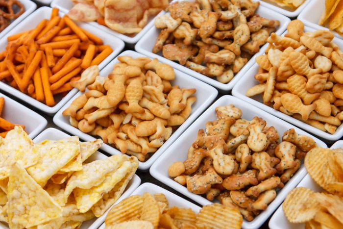 Đa dạng các loại bánh snack ăn vặt