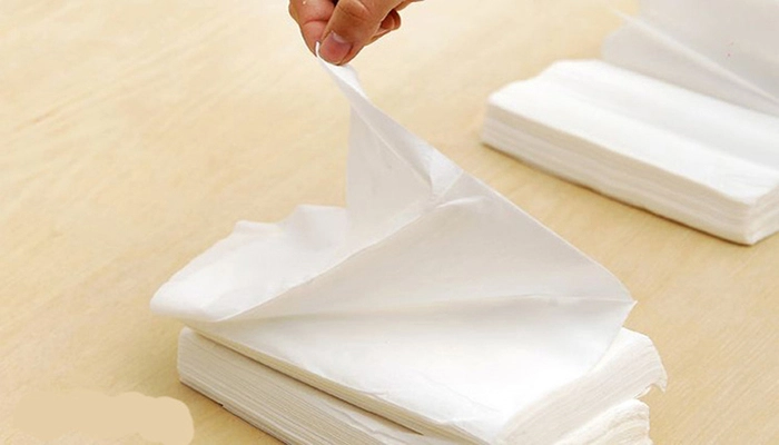 Khăn giấy khô được sử dụng phổ biến