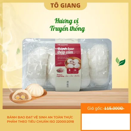 Bánh bao thập cẩm 1 trứng 520g
