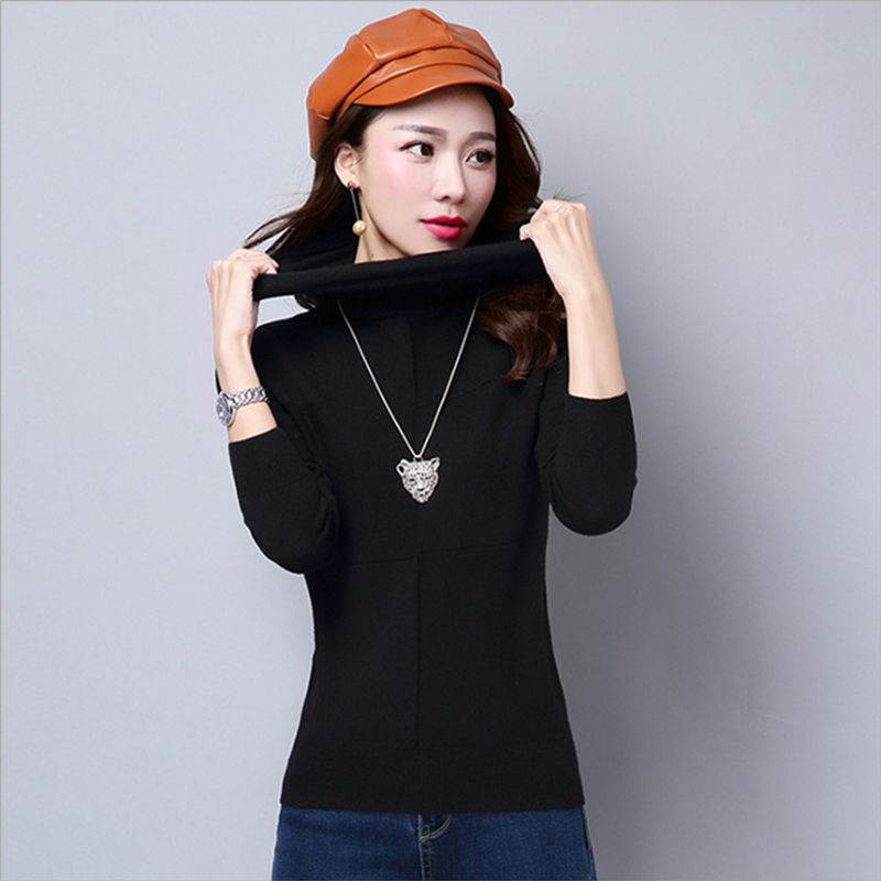 Ao len thu đông phong cách trẻ trung LEK015 (Đen)