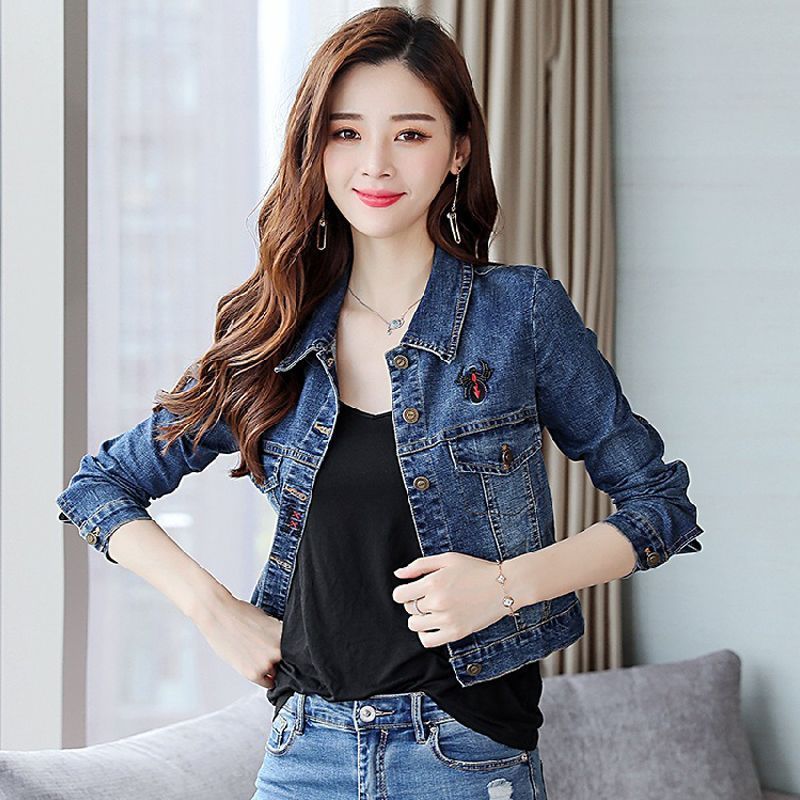 Áo khoác bò denim phong cách trẻ trung QSQ002 ( Xanh Lam)