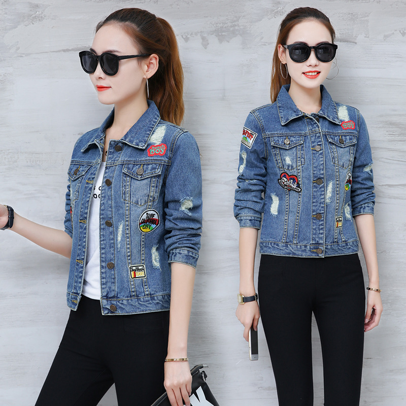 Áo khoác bò denim jacket phong cách cá tính QSQ021 ( Xanh lam )