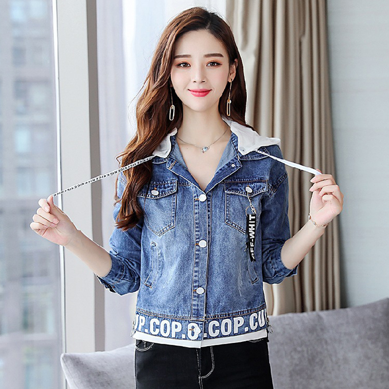 Áo khoác bò denim phong cách trẻ trung QSQ012 ( Xanh lam )