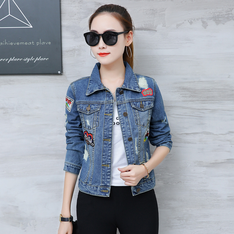 Áo khoác bò denim jacket phong cách cá tính QSQ021 ( Xanh lam )