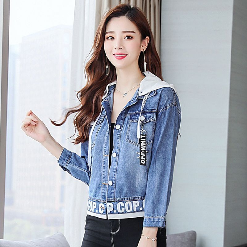 Áo khoác bò denim phong cách trẻ trung QSQ012 ( Xanh lam )