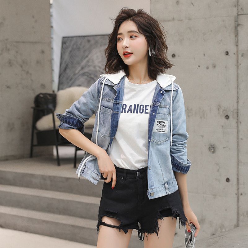 Áo khoác bò nữ denim phong cách Hàn Quốc QSQ099