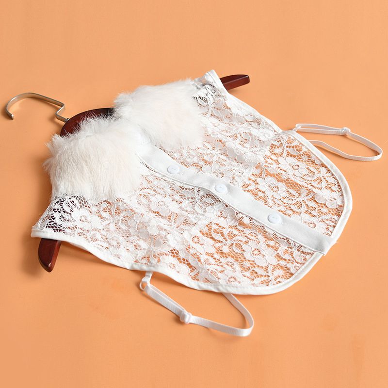 Cổ áo sơ mi ren phong cách trẻ trung CSM002
