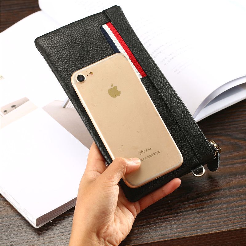 Ví nữ cầm tay phong cách Hàn Quốc POL020 ( Xanh rêu)