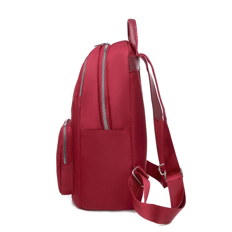 Balo nữ vải Oxford siêu nhẹ phong cách Hàn Quốc GBA280 (Đỏ)
