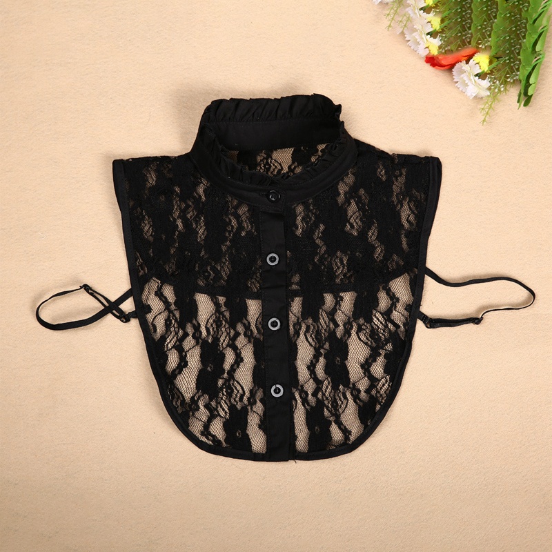 Cổ áo sơ mi dáng đứng phong cách Hàn Quốc CSM004 ( Đen)