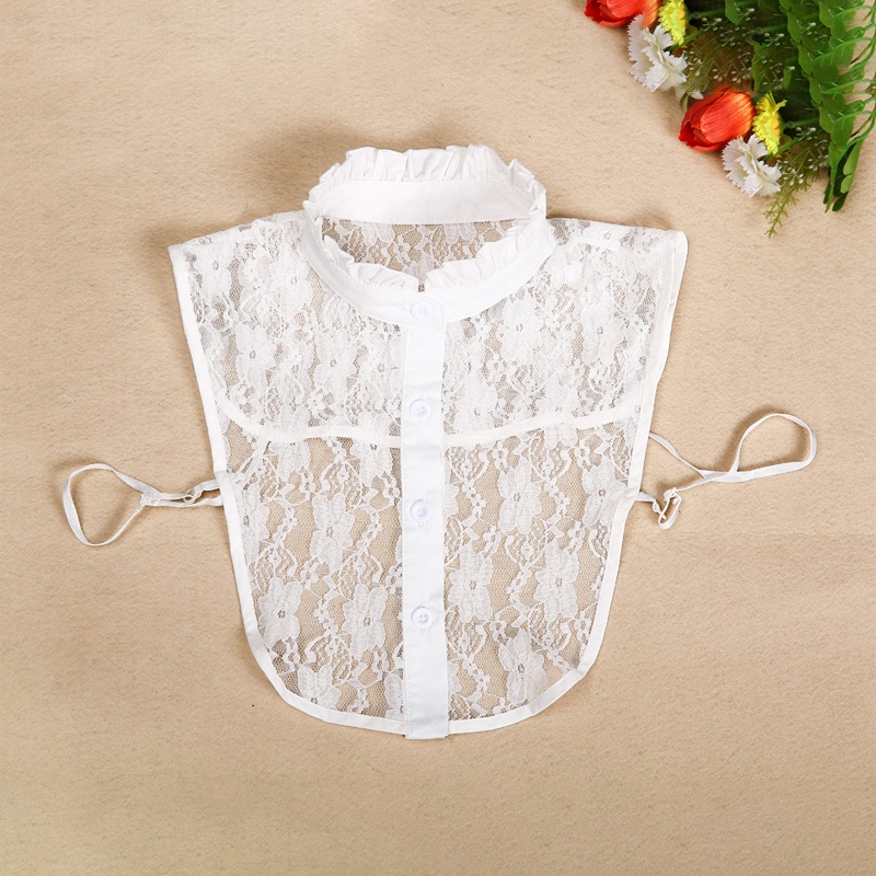 Cổ áo sơ mi dáng đứng phong cách Hàn Quốc CSM004 ( Trắng)