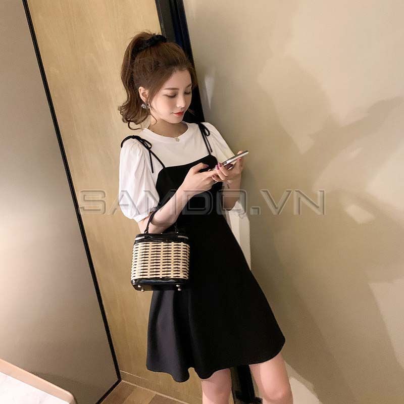 Cô gái đại dương mùa hè 2018 trẻ em Hàn Quốc mới bé kẻ sọc ve áo váy không  thường xuyên hai mảnh bộ | Nghiện Shopping | Đặt hàng siêu tốc -