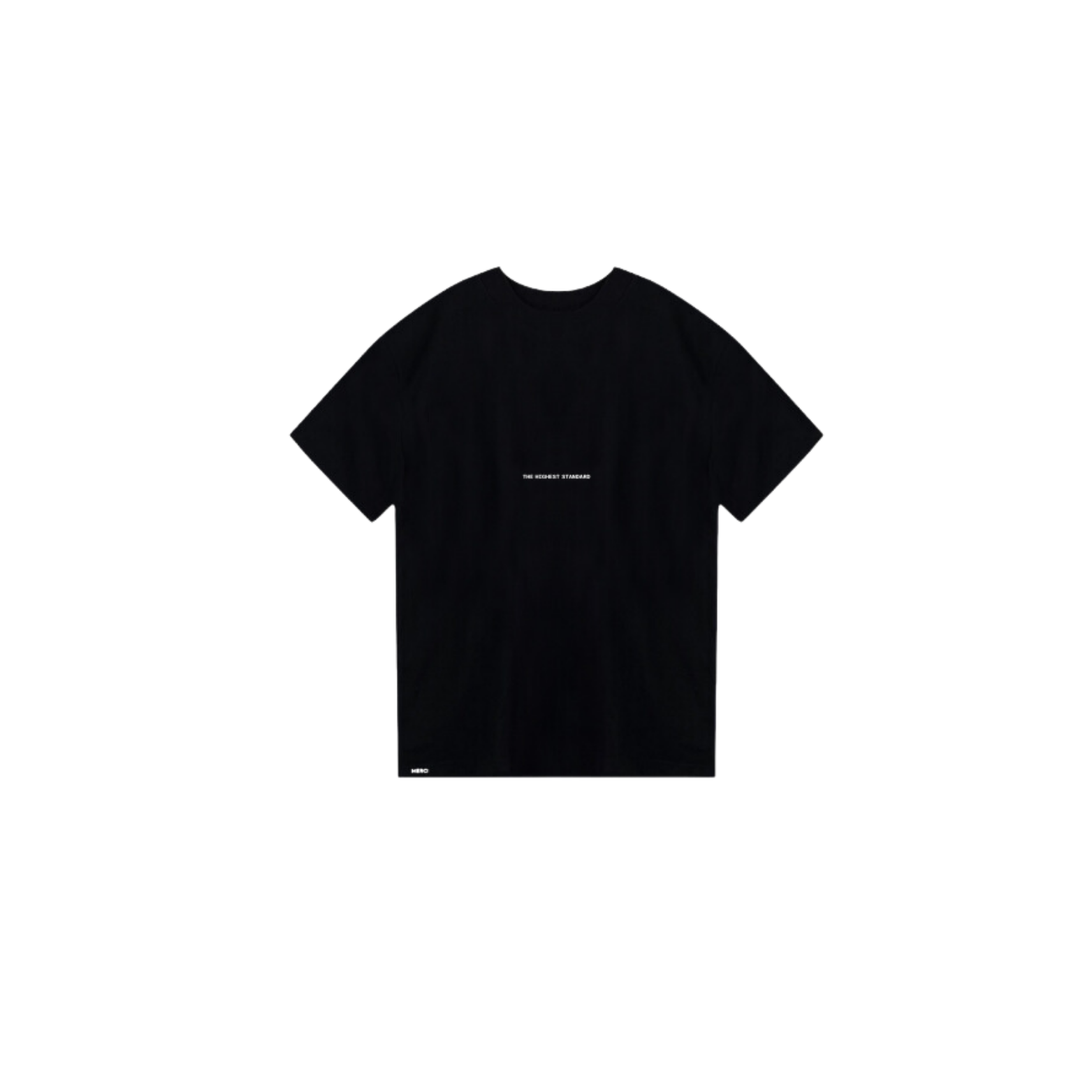 MERCI NEON AUTOGRAPH “THE HIGHEST STANDARD” BLACK T-SHIRT