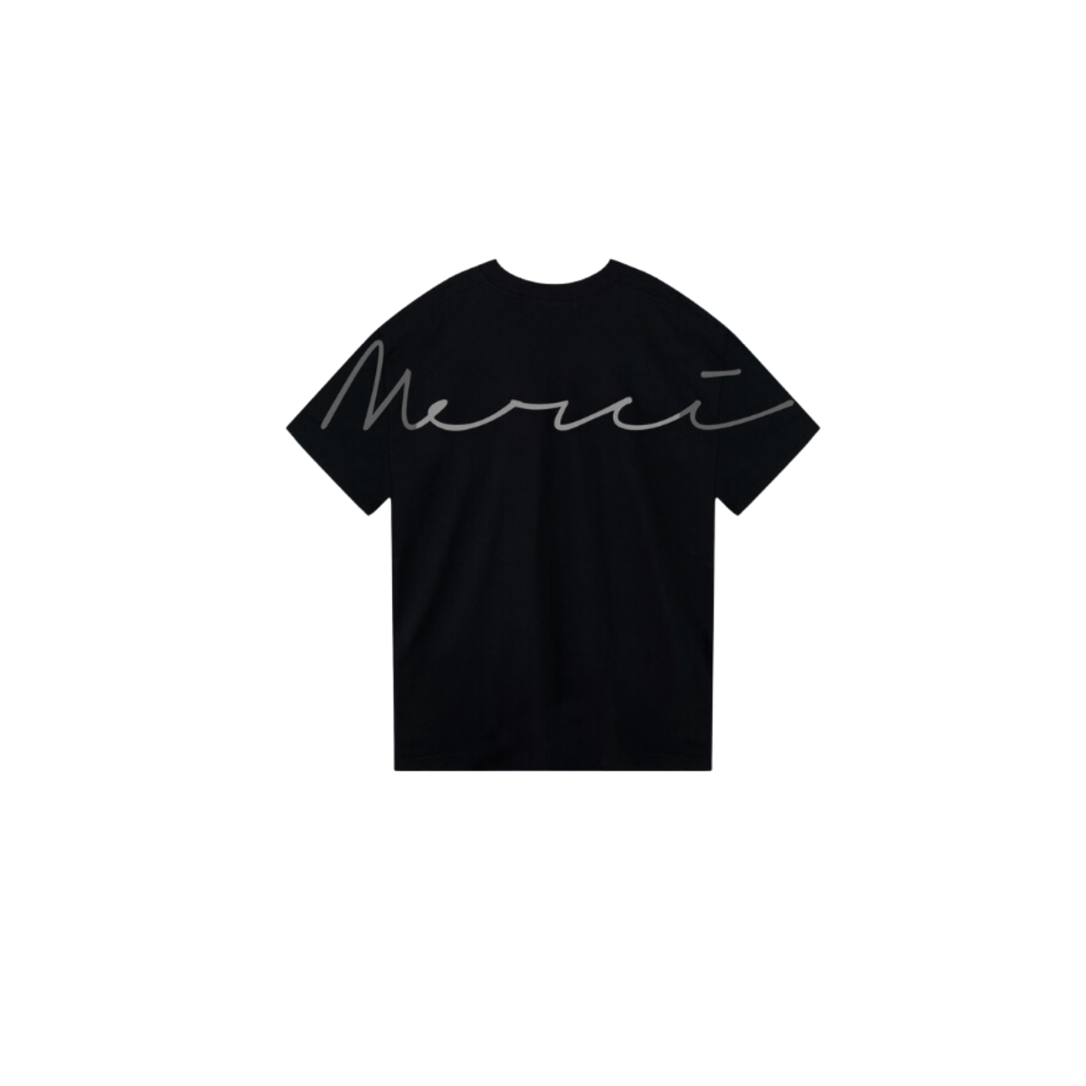 MERCI NEON AUTOGRAPH “THE HIGHEST STANDARD” BLACK T-SHIRT