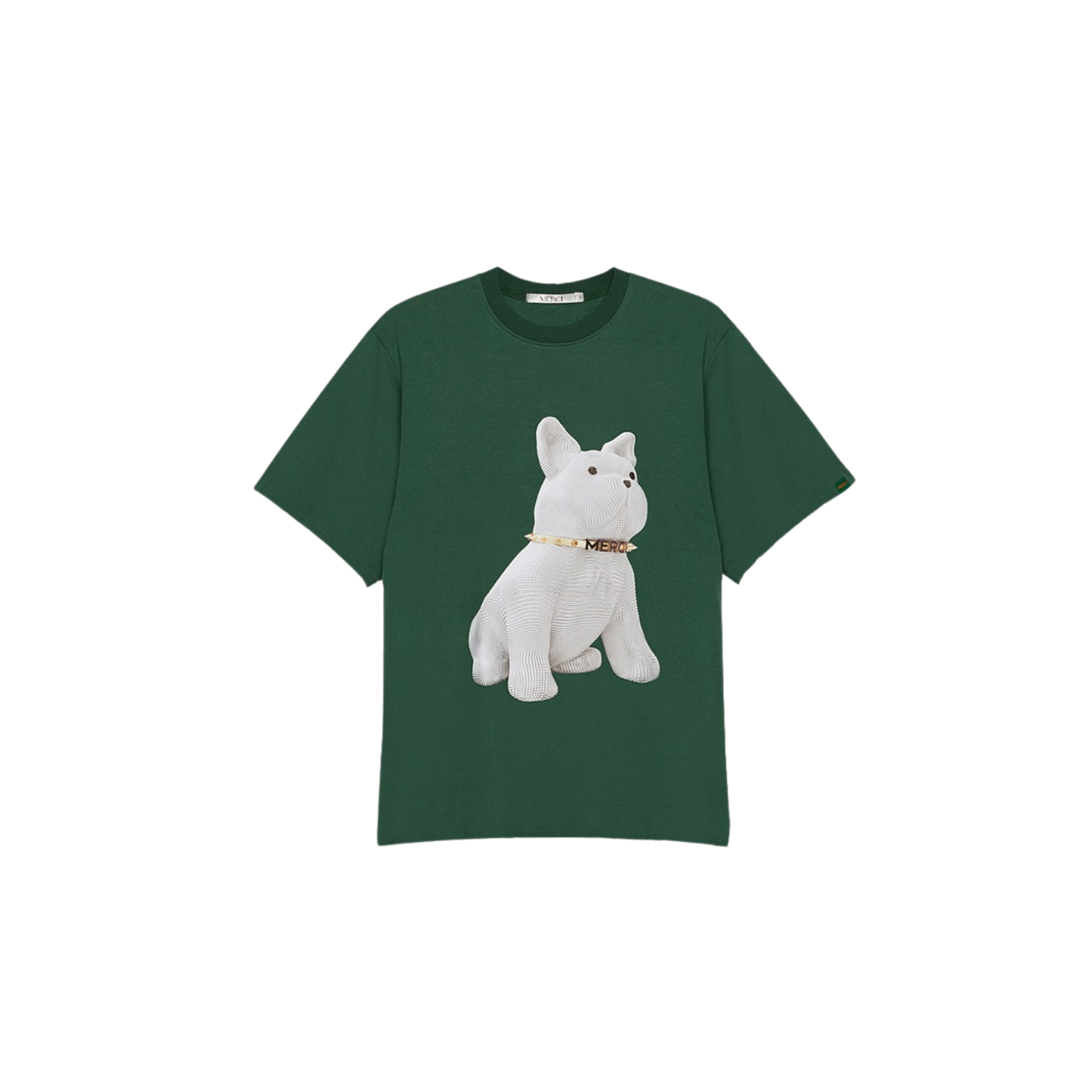 MERCI BLINGWOOFY GREEN T-SHIRT