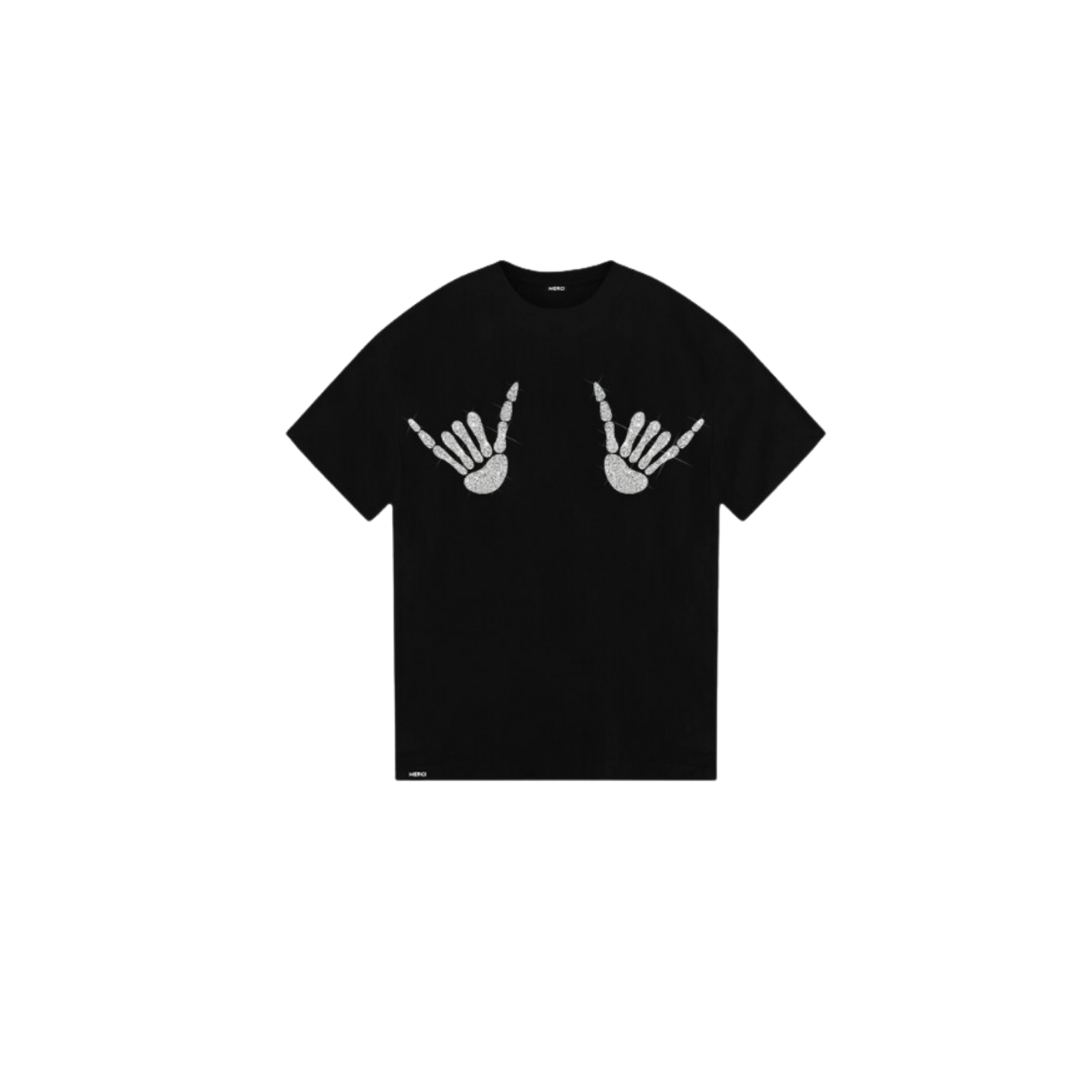 MERCI THUGLIFE BLACK T-SHIRT