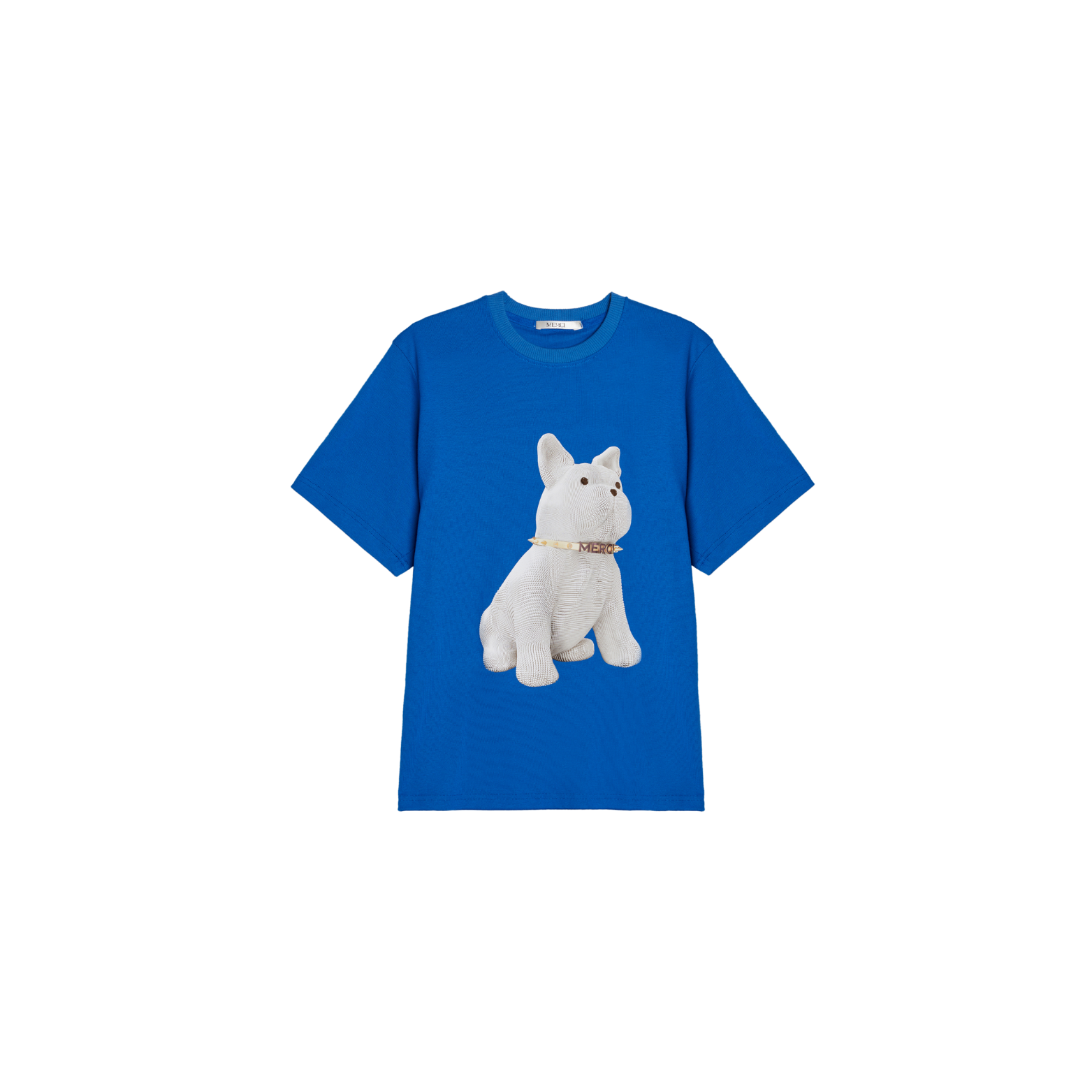 MERCI BLINGWOOFY BLUE T-SHIRT