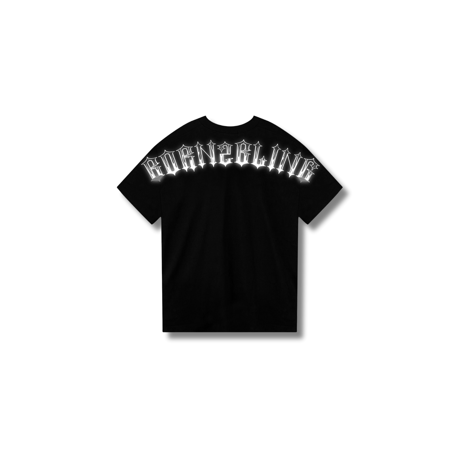 MERCI BORN2BLING REFLECTIVE BLACK T-SHIRT