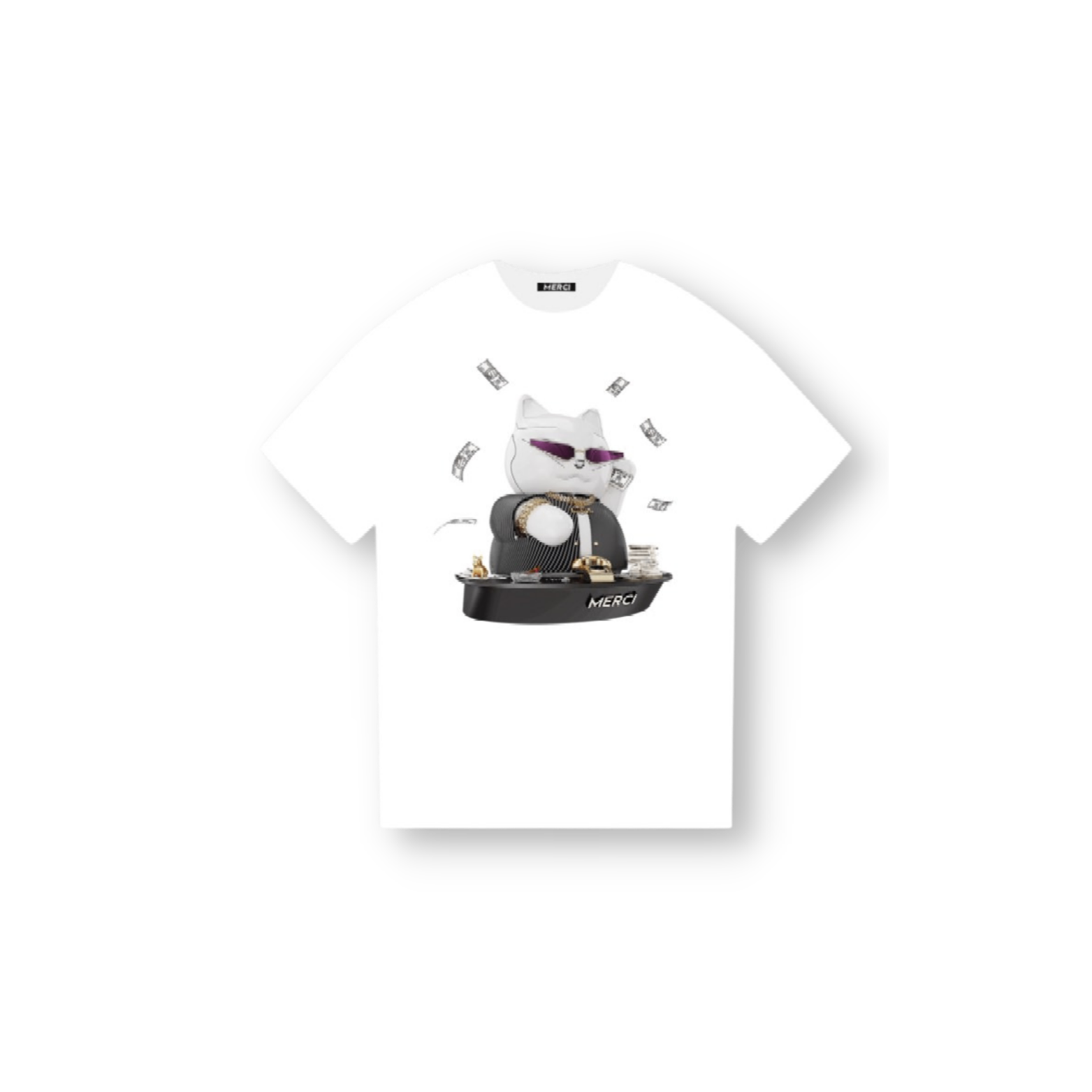 MERCI MOBBOSS WHITE T-SHIRT