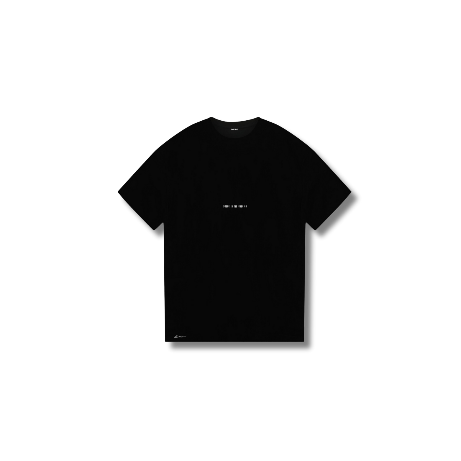 MERCI BORN2BLING REFLECTIVE BLACK T-SHIRT