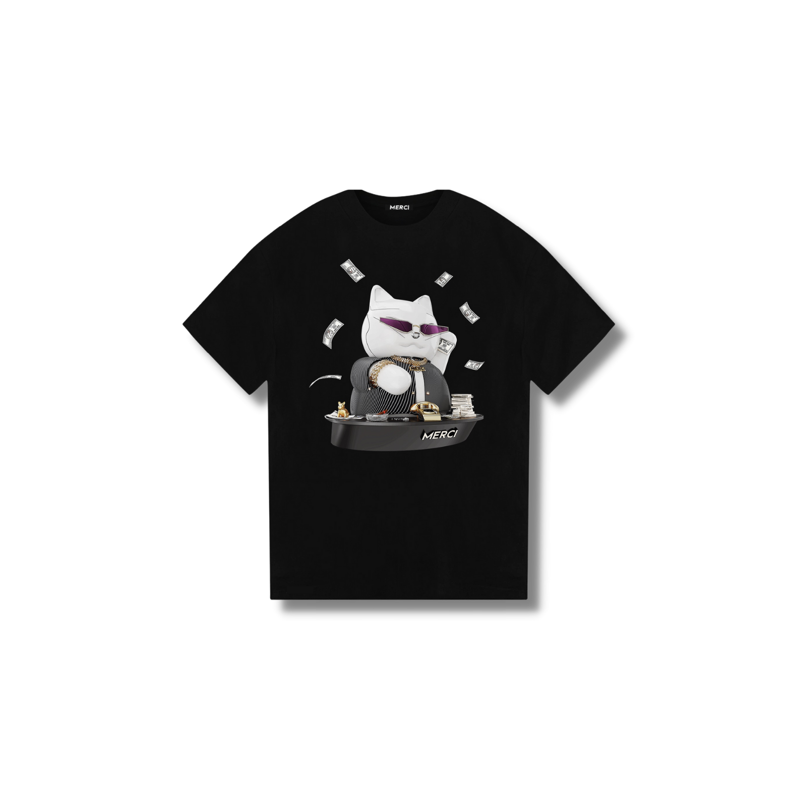 MERCI MOBBOSS BLACK T-SHIRT