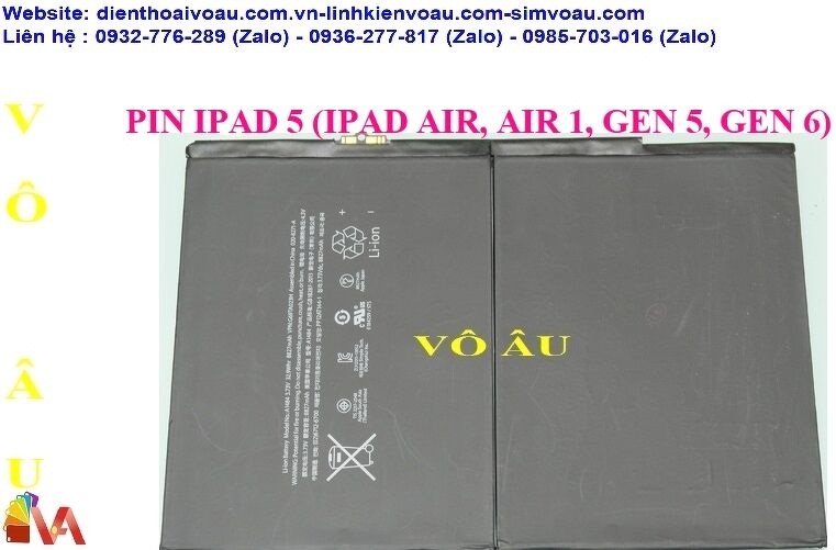 Chuyên phân phối pin IPAD