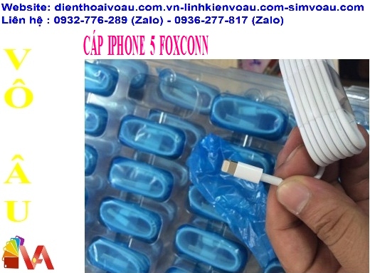 CÁP IPHONE IPHONE 5/5S/6/6 PLUS/6S/7/7 PLUS FOXCONN ZIN