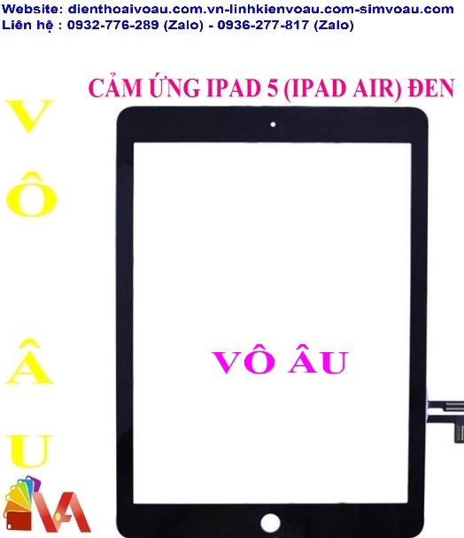 CẢM ỨNG IPAD 5 MÀU ĐEN