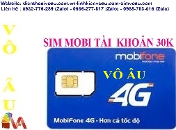 SIM MOBI TÀI KHOẢN 30K ĐẦU SỐ 07
