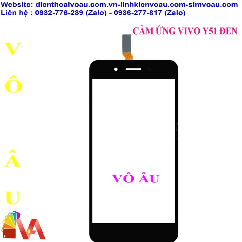 CẢM ỨNG VIVO Y51 MÀU ĐEN