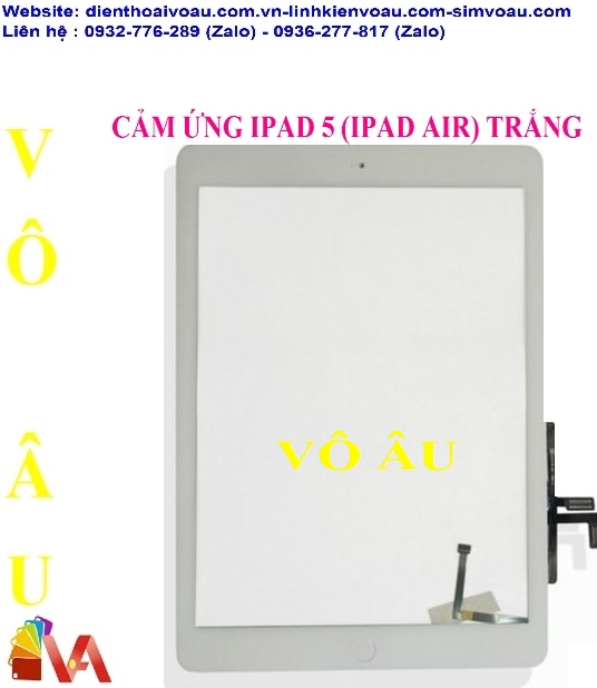 CẢM ỨNG IPAD 5 MÀU TRẮNG